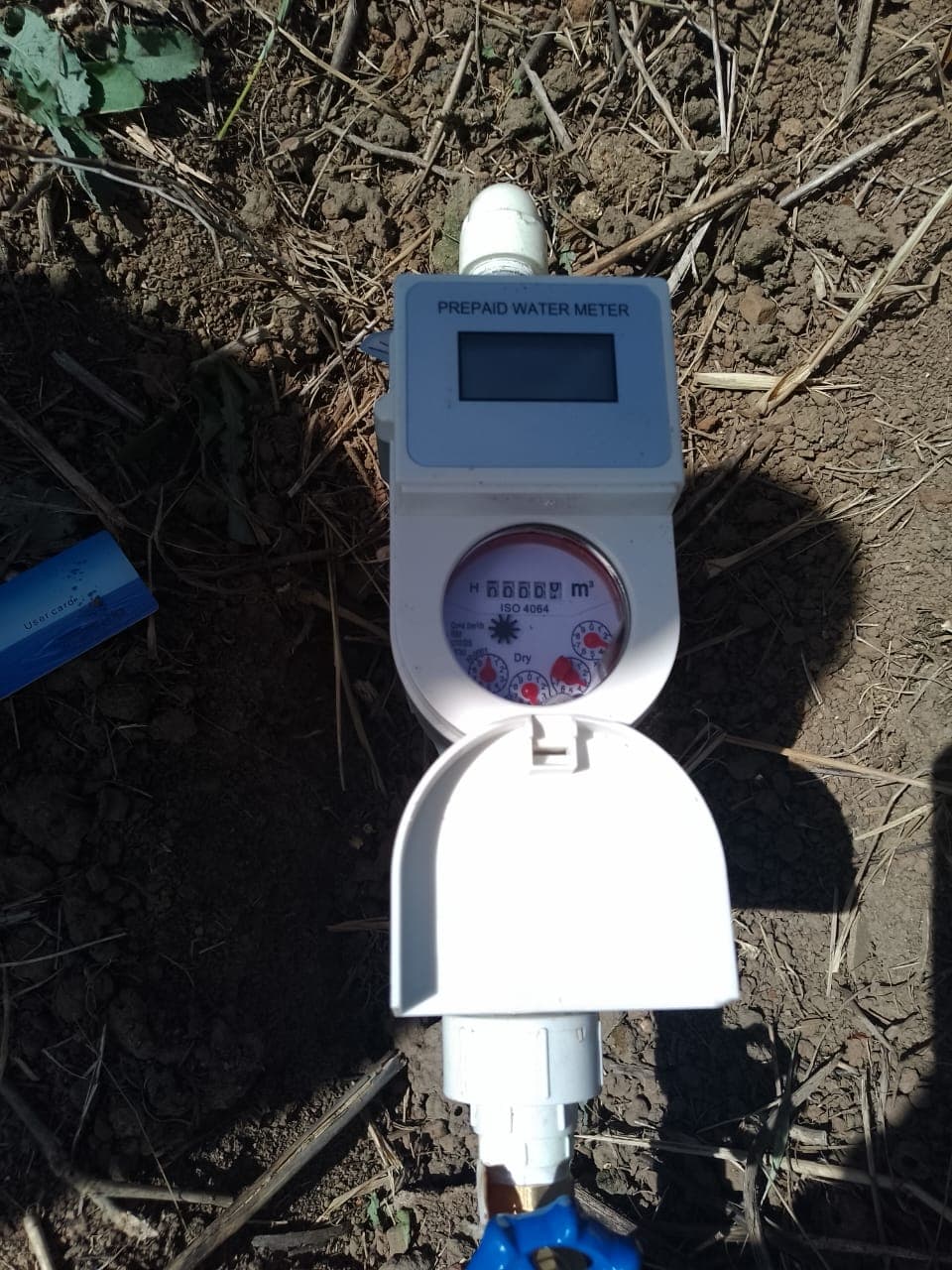 SH meter field photo, 01 · Prepaid dial